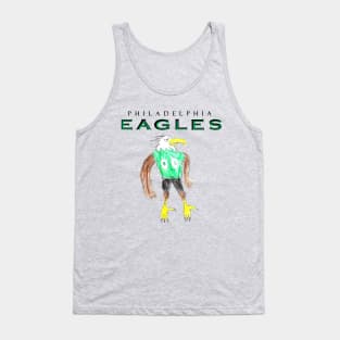 Philadelphia Eagles Mascot Design Tank Top